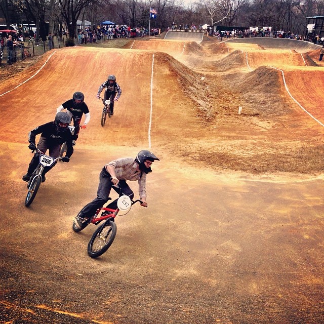 Haven't been to one of these in a while, @kittwestcoast runnin' shit! Time to build a race bike? #BMX