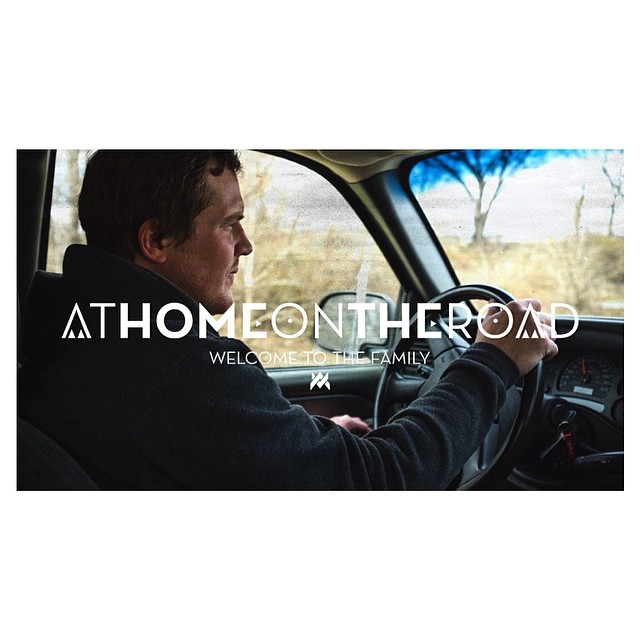 At home on the road with Van Homan. A piece by @ryanscottphoto go to the almond website or search the sea of webbery.