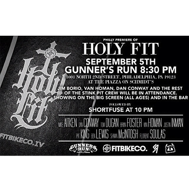 I kept getting requests for a Philly premiere so we made it happen! See you at the Piazza next week! #holy_fit @fitbikeco