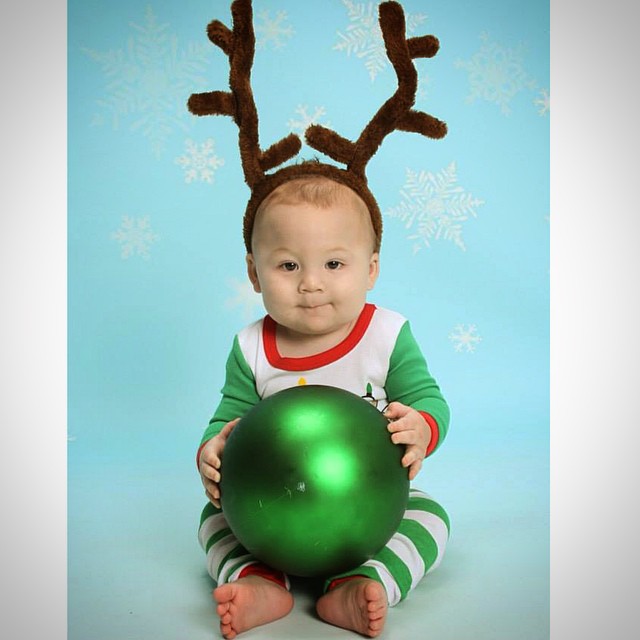 Christmas is right around the corner people! This guy gets to have his first.  #DraysFirstChristmas