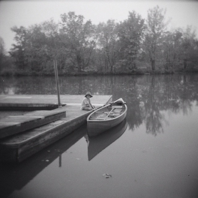 Finally developed a roll of film from my Holga camera. This one of my nephew ended up being my favorite. #film #mediumformat #holga